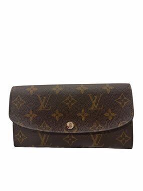 AUTH LOUIS VUITTON Monogram Emilie Long Wallet
